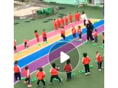 早教体操圈玩具手摇铃幼儿园器械儿童有声幼儿益智体操塑料环图2