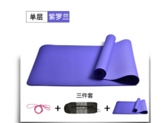瑜伽垫 初学者加长地垫男女加厚加宽家用健身练功运动瑜珈垫图1