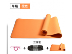 瑜伽垫 初学者加长地垫男女加厚加宽家用健身练功运动瑜珈垫图2