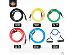 现货11件套拉力器健身用品 TPE拉力绳一字拉力带 瑜伽训练阻力带图3