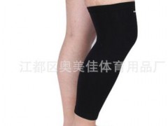 厂家直销全腿式小腿护套 保暖足球篮球运动护膝 四面弹长护膝图3