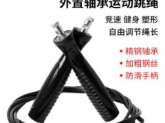 外置轴承钢丝跳绳 训练健身跳绳学生体育用品竞技钢丝跳绳图2