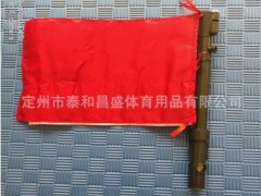田径比赛发令旗 信号旗 角旗表演旗 单色巡边专用指挥旗手旗批发图2