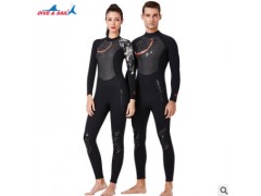 DIVE&SAIL新款中国风潜水服1.5mm保暖潜水衣连体长袖冲浪水母泳衣图2
