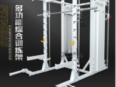 健身房专用器材小飞鸟龙门架史密斯深蹲架双站位多功能综合训练器图2