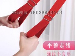 瑜伽拉伸伸展带 拉筋带弹力辅助下腰带防驼背拉伸 练背神器拉伸带图1
