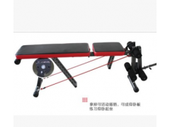 折叠仰卧板多功能哑铃凳家用健身器材卧推凳杠铃床可调节健身椅图3