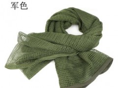阿拉伯方巾多用迷彩户外伪装网巾 纯棉厚款编织遮阳围巾 多色可选图2