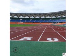 新国标塑胶跑道学校操场13mm透气型跑道预制型跑道EPDM场地材料图2