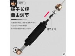 厂家直销新款土豪金钢丝跳绳 精钢轴承负重跳绳 学生中考专用健身图1