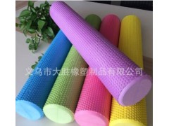 45cm瑜伽柱 EVA六角纹浮点瑜伽柱 泡沫轴 健身运动批发瑜伽滚轴图2