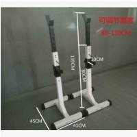 简易深蹲架家用健身杠铃架分体可调节扛铃架举重床卧推架健身器材