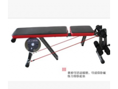 折叠仰卧板多功能哑铃凳家用健身器材卧推凳杠铃床可调节健身椅图2