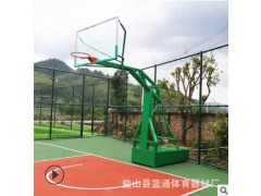 供应室外标准篮球架 户外成人篮球架 移动式平箱仿液压篮球架批发图3