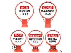 户外篮球架成人户外家用训练篮球框挂式青少年室内篮筐儿童篮球框图2