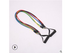厂家直销健身器材用品11件套拉力器套装多功能11件拉力绳套装图2