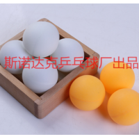 无字厂家直销3万只起可定制LOGO出厂价新材料乒乓球硬度高弹性好