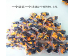 厂家直销 加粗篮球足球网兜 黑黄 加球针套装赠品网兜 携带方便图3