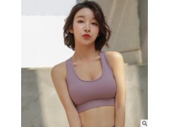 奕芙宜背心式可调节运动内衣女防震跑步聚拢定型薄款美背运动文胸图2