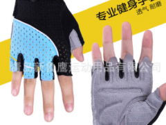 健身手套男女运动 哑铃力量训练半指护手腕 透气防滑骑行护具图2