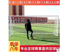 十一人制标准足球门三五人5人7人学校足球场工程便携折叠儿童球门图3