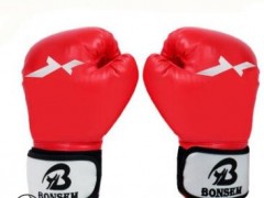 BonSem拳击手套散打格斗搏击拳击手套 打沙包拳套图2