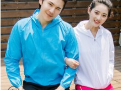 现货批发户外皮肤衣男连帽防晒衣女夏季骑行运动风衣外套定制LOGO图3