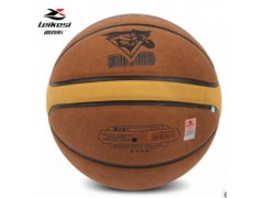 厂家直销真皮篮球 正品雷克斯7号超纤PU牛皮耐磨吸汗训练比赛篮球图3