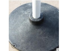 篮球足球训练器材标志杆绕杆汽车倒车桩练车橡胶底座红白杆图2