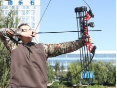 德乐石新款快插可调节复合直拉弓 反曲弓户外射箭合金传统弓箭图3