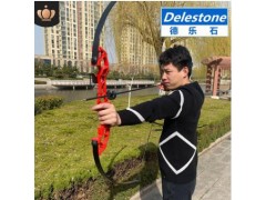 德乐石弓箭针刺复合直拉弓箭射箭新款分体弓复合片直拉弓反曲弓箭图2