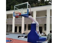 批发手动液压篮球架 成人室内室外移动篮球架 户外标准比赛蓝球架图2