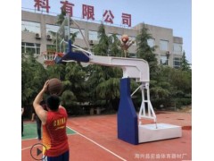 批发手动液压篮球架 成人室内室外移动篮球架 户外标准比赛蓝球架图3