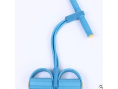 乳胶四管脚蹬拉力器一件代发 仰卧起坐健腹器两用拉力器产地货源图3