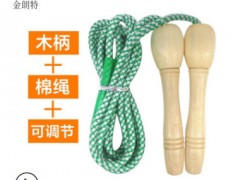 爆款热销智能中考电子计数跳绳专业木质螺纹棉胶跳绳图3