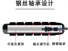 轴承跳绳健身器材生产厂家 新品负重学生中考训练比赛钢丝跳绳图3