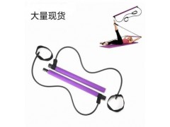 普拉提棒健身棒瑜伽器材多功能家用拉力绳训练器背部弹力绳拉伸棒图1