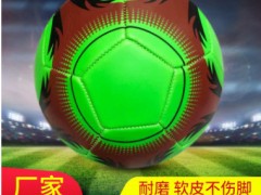 厂家直销5号中小学生青少年成人训练专用耐磨PVC1.8机缝比赛足球图1