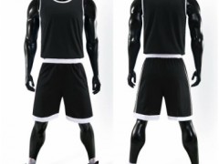 新款男篮球服套装定制 透气学生训练篮球衣球衣团队印号印字图2