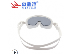 工厂直销大框防液体飞溅户外泳镜防雾高清眼镜防紫外线游泳泳镜图2