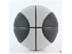 斯波汀双色篮球定制logoPU软皮耐磨室内外水泥地战神比赛蓝球图3