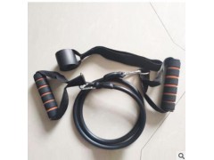 一件代发 一字拉力器11件套组合健身拉力绳健身乳胶弹力带拉力绳图3