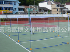 嘉博牌便携式羽毛球网架 便携折叠 标准移动网架网柱支架图3