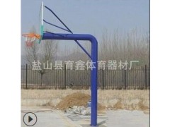 厂家直销室外篮球架 户外成人地埋式篮球架 学校埋地圆管篮球架子图3