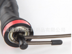 健身训练专业竞技跳绳 精钢轴承钢丝PVC软套PP异形手柄专业跳绳图3