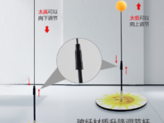 弹力软轴乒乓球训练器儿童防近视室内玩具网红家用乒乓球自练神器图3