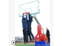成年家用比赛篮球架 户外 标准 成人 移动室内仿液压平箱篮球架子图1