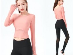 瑜伽服女运动套装初学者秋冬款时尚性感速干网红健身房瑜珈跑步服图2