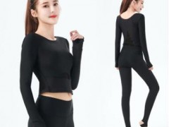 瑜伽服女运动套装初学者秋冬款时尚性感速干网红健身房瑜珈跑步服图3