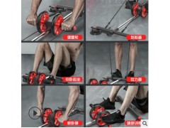 仰卧起坐俯卧撑划船器收腹机静音腹肌轮家用多功能健腹轮收腹机图2